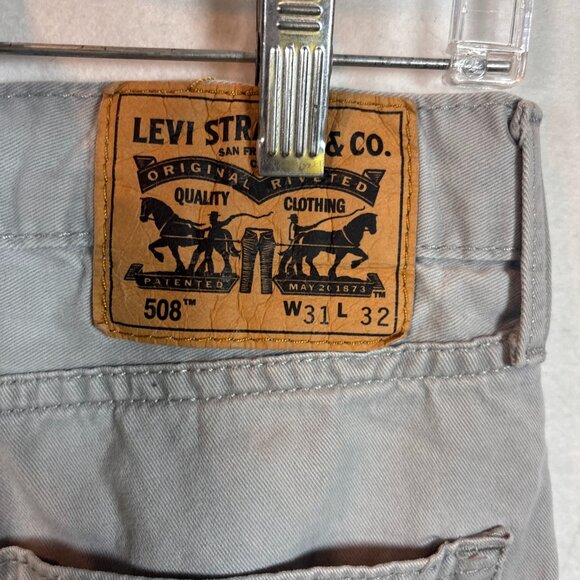 Mens Light Gray Straight Fit Jeans 32x32 - Picture 10 of 16